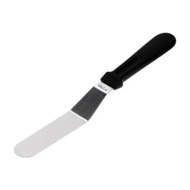 Imagem de Espatula de Confeiteiro Inox Curvada Alisar Massas 15cm Weck