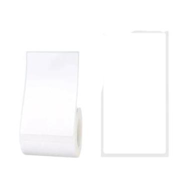 Imagem de Rolo De Papel Transparente Branco Para Impressora De Etiquetas B21 B1 