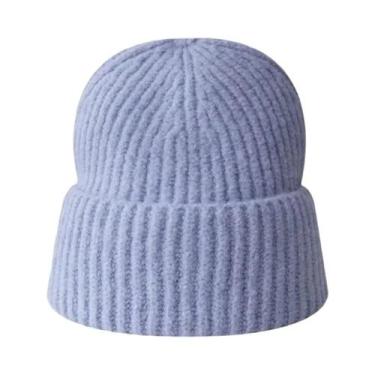Imagem de Gorro Feminino De Lã Quente Com Orelhas De Gato, Estilo Coreano, Para 