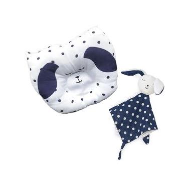 Imagem de Kit Naninha de Pelúcia e Travesseiro Para Bebê Maxi Baby