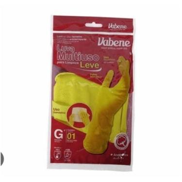 Imagem de Luva de Proteção Látex Multiuso Flex  (M) (G)" Vabene, M