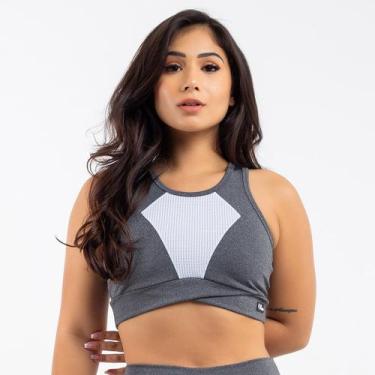 Imagem de Top Fitness Feminino Academia Treino Telinha Nadador Viére - Vière, Ci
