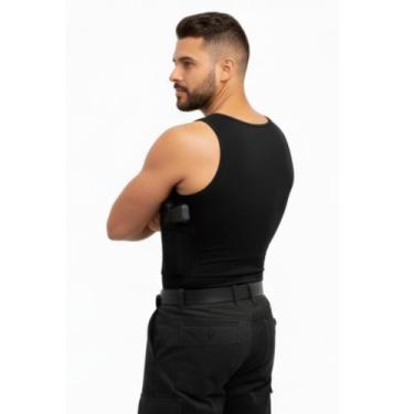 Imagem de Regata Para CAC Porta 2 Carregadores Masculina Preta - Fanáticos Por C