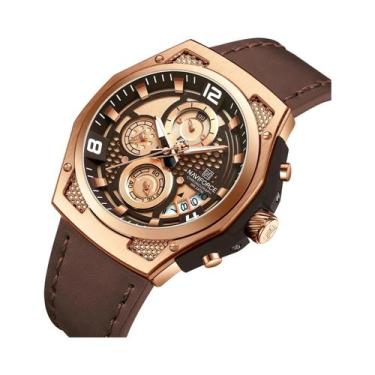 Imagem de Relógio Cronógrafo Luminoso À Prova d'Água Masculino NAVIFORCE, Relógi