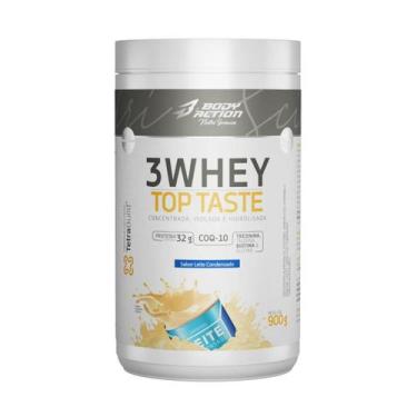 Imagem de 3 Whey Top Taste Sabor Leite Condensado 900g Body Action - Bodyaction