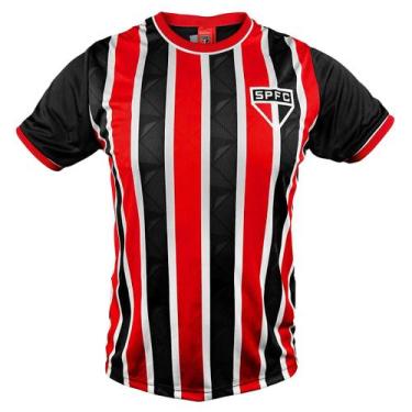 Imagem de Camiseta São Paulo FC Tricolor Masculina Cor:Preto/VermelhoTamanho:PGê