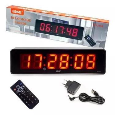 Imagem de Cronômetro Relógio Led Digital Com Controle - Lelong