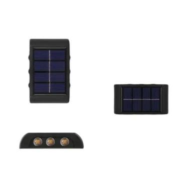 Imagem de Lâmpada De Parede LED Solar À Prova d'Água Para Exterior, Iluminação S