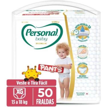 Imagem de Fraldas Personal Baby Premium Pants HIPER 1 Pacote Tamanho XG com 50 U