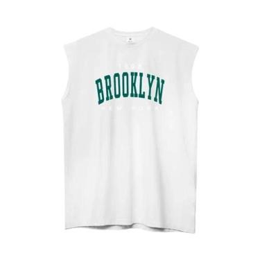 Imagem de Camiseta Esportiva Sem Mangas Para Basquete Masculina, Rápido Secagem 