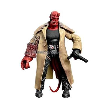 Imagem de Boneco De Ação Hellboy Em PVC Com Roupas Reais, Modelo De Filme, Brinq