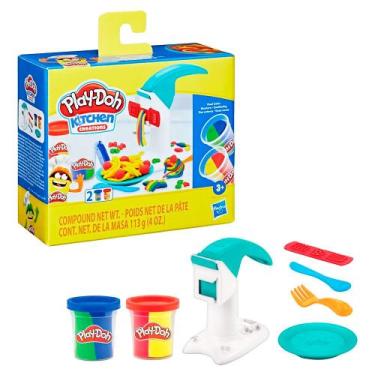 Imagem de Conjunto Massinha Play-Doh Fabrica de Massas com 2 Potes Colors F3465 