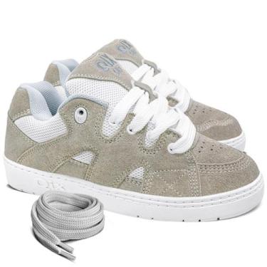 Imagem de Tênis Qix Plaza Cinza Branco Original, Cinza, 40