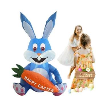 Imagem de Boneco De Neve Inflável De Natal De 1,8m Com Luzes LED Para Decoração 