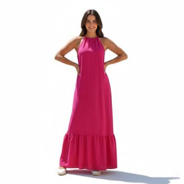 Imagem de Vestido Frente Única Festas E Formaturas Jantares Chá Revelação - Cint