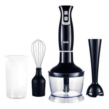 Imagem de Mixer 3 Em 1 Bak Portatil 250w Batedor Potente Triturador 110 V Preto,