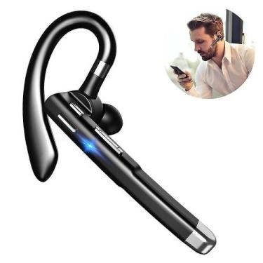 Imagem de Fone de ouvido Bluetooth sem fio com microfone e estojo de carregament