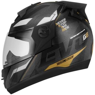 Imagem de Capacete Moto Fechado Pro Tork Evolution G8 Evo Brilhante Com Nariguei