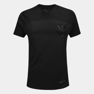Imagem de Camiseta Corinthians Feminina DRY C Red E Trancçado Coimbra-Feminino