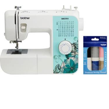 Imagem de Máquina de costura Brother SM3701 de 37 pontos com fio de 6 peças