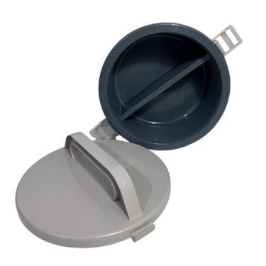 Imagem de Marmita Térmica Tekcor Marmitex Soprano 1 Divisão Dupla Cinza