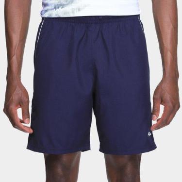 Imagem de Bermuda Fila Train II 8 Masculina, Marinho, Branco, M