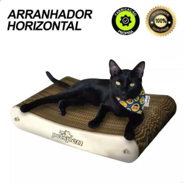 Imagem de Arranhador Cama Para Gatos Terapeutico manutenção das unhas - Qualipen