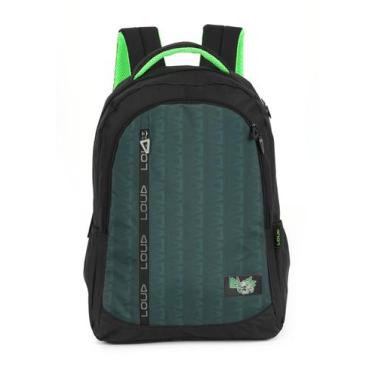 Imagem de Mochila De Costas Juvenil Loud Pro Play - Luxcel, Verde, Único