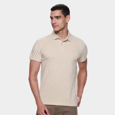 Imagem de Camisa Polo Colcci Casual Masculina, Bege, M