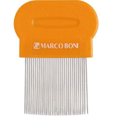 Imagem de Pente fino dentes de metal extrator de piolhos E lêndeas marco boni