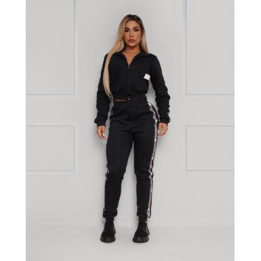 Imagem de Calca jogger moletom fleece maria gueixa, Rosa, P