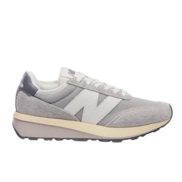 Imagem de Tênis New Balance 370 V1 - Masculino, Cinza cinza branco off, 42 BR
