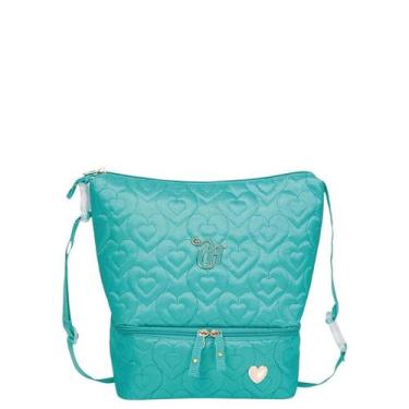 Imagem de Lancheira Sestini 2 Comp Capricho Crush Turquesa Feminino