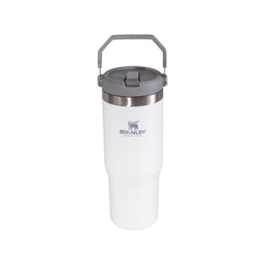 Imagem de Garrafa Térmica Inox Stanley 887ml Flip Straw - Polar, 887ml, Polar