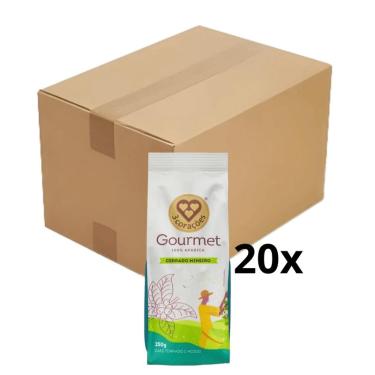 Imagem de Café 3 Corações Gourmet Cerrado Mineiro 250g Caixa com 20 Unidades
