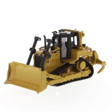 Imagem de Miniatura Cat Trator De Esteira D6R 1/64 Detalhada, Amarelo