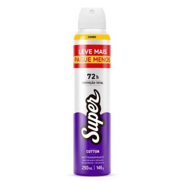 Imagem de Desodorante Super Proteção Total Feminino Cotton Aerosol Antitranspira