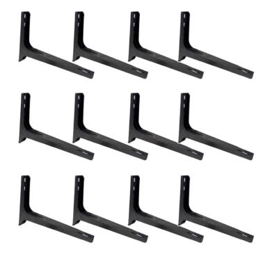 Imagem de Suporte Split Hulter 7000 à 24000 BTUs 450x320mm HT1S45001P Polímero Preto 12 Unidades