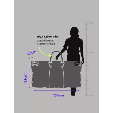 Imagem de Sacolão Gigante Viagem Mega Ggg 55x100x25 108 - Yins, Verde musgo