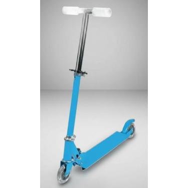 Imagem de Patinete Infantil 2 Rodas Dobrável com Luzes Azul - Congratulations St