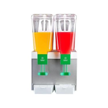 Imagem de Refresqueira IBBL BBS 2 com 2 Depósitos de 15L Sistema de Refrigeração Balanceada Inox IBBL