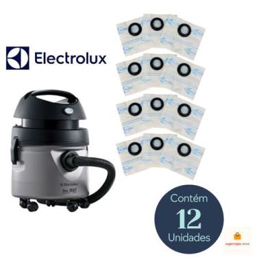 Imagem de Saco Para Aspirador De Pó Eletrolux Hidrovac Antigo com 12 Unidades - 