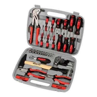 Imagem de Kit Jogo Ferramentas Multifuncionais 57 Peças Maleta Schulz