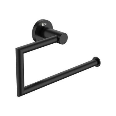 Imagem de Kit com 2 Toalhiero Anel Hotels Round Design Elegante Preto/Matte Blac