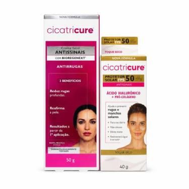 Imagem de Kit Cicatricure Antissinais 50g + Protetor FPS50 40g