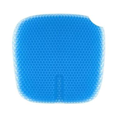 Imagem de Capa De Assento Em Gel De Silicone Respirável Com Estrutura De Colmeia