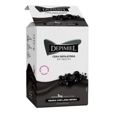 Imagem de Cera Depilatória Depimiel Negra 1kg - Congratulations Store