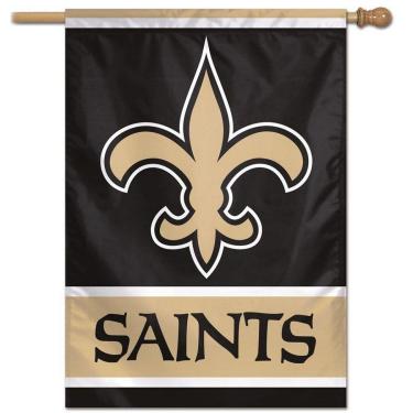 Imagem de Bandeira Vertical 70x100 Logo Team New Orleans Saints-Unissex