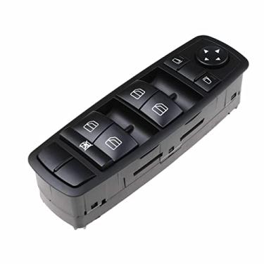 Imagem de Interruptor principal do espelho da janela da porta dianteira esquerda, adequado para W164 ML GL R Classe 2518300090 A2518300090 2518200110