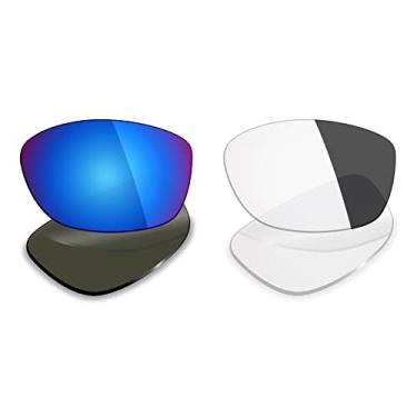 Imagem de 2 pares de lentes polarizadas de substituição da Mryok para óculos de sol Oakley Pit Bull – Opções